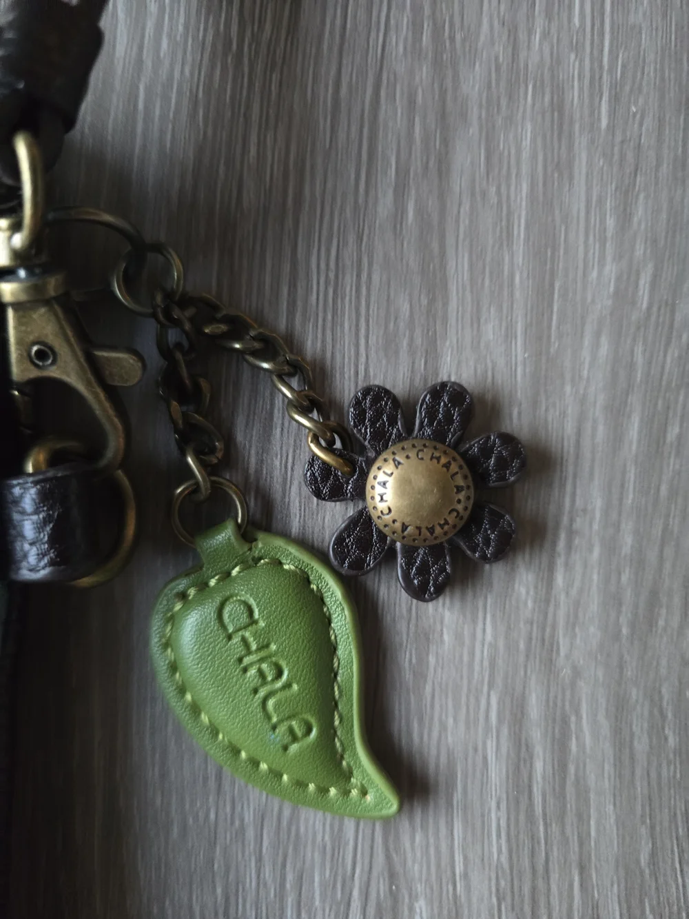 Chala Daisy Ladybug Cell Phone Crossbody Bag Blue Vegan Mini Purse Flower Charm